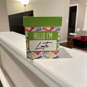 White Elephant Gift- Hello I’m late box and cup